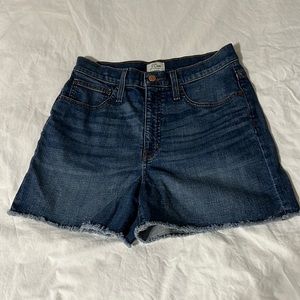 J Crew Cut Off Denim Shorts Blue Size 27